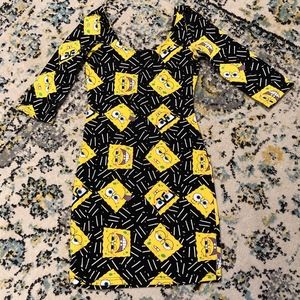 Sponge Bob Nickelodeon Dress.  X Small. EUC!